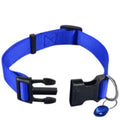 Collar de seguridad ajustable de nailon para perros, cachorros y gatos con hebilla de liberación rápida. Suministros para perros.