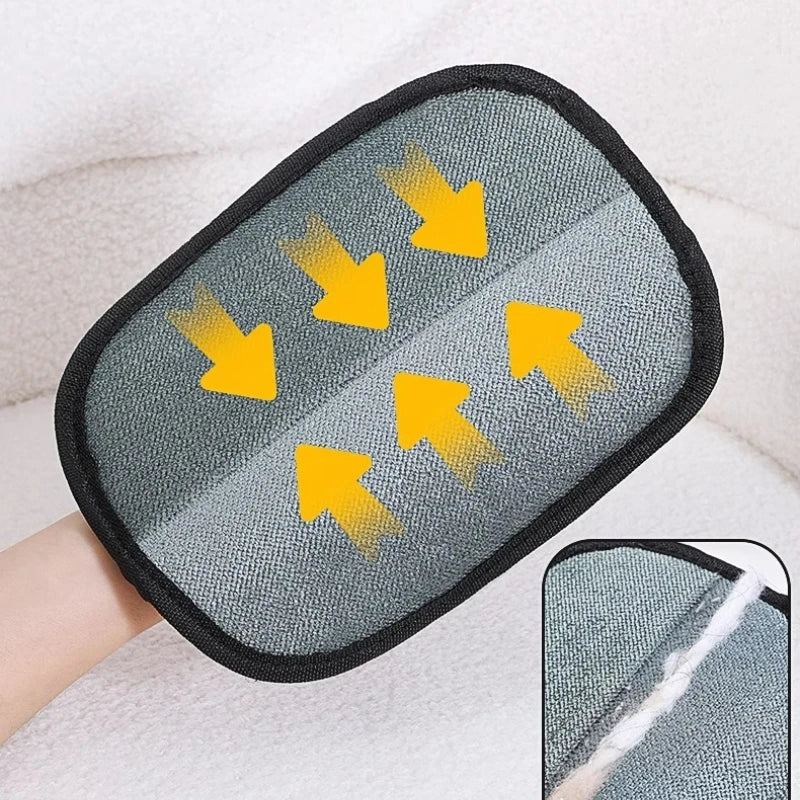 Quitapelos para mascotas portátil y lavable, guantes para quitar el pelo de la ropa, productos de limpieza para mascotas y accesorios para mascotas.
