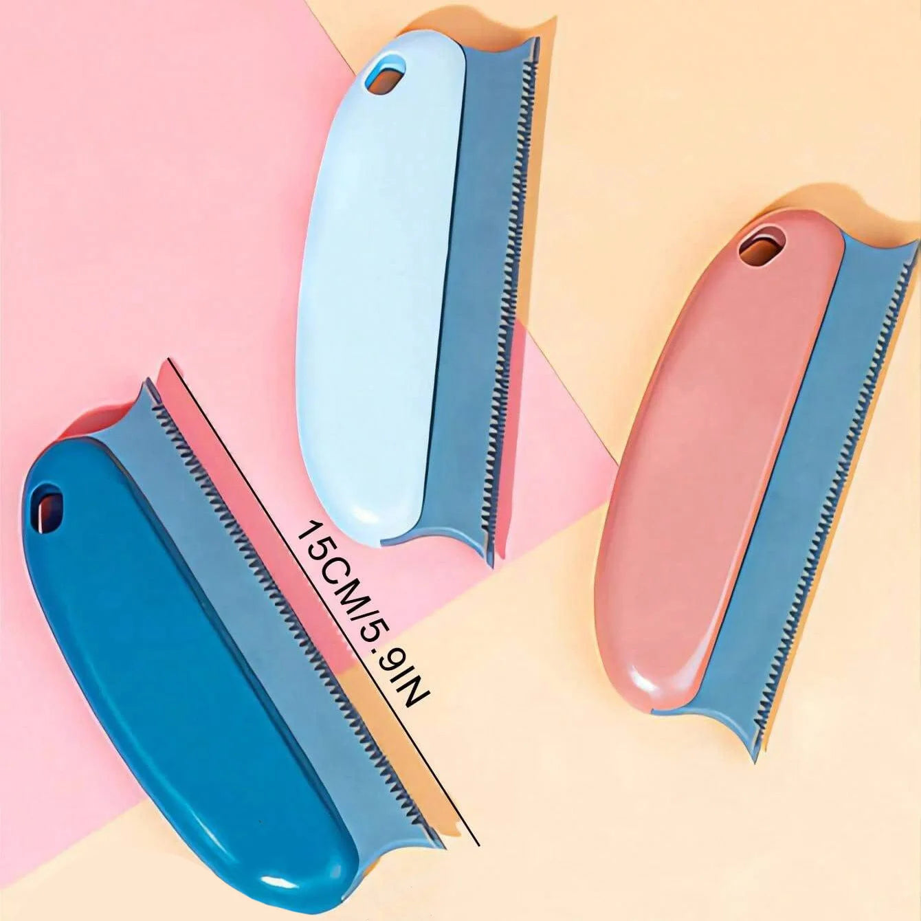 Cepillo eficaz para eliminar el pelo de mascotas (gatos y perros): elimina suavemente el pelo suelto y limpia el pelaje para un hogar limpio y ordenado.